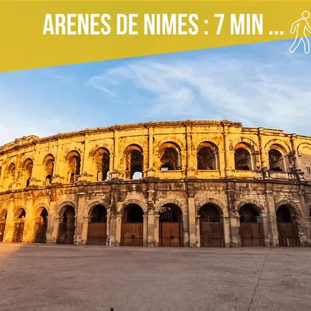 Apartman Les Esclafidous, Centre Ville- Proche Arenes & Maison Carree *