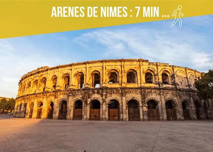 Apartman Les Esclafidous, Centre Ville- Proche Arenes & Maison Carree *